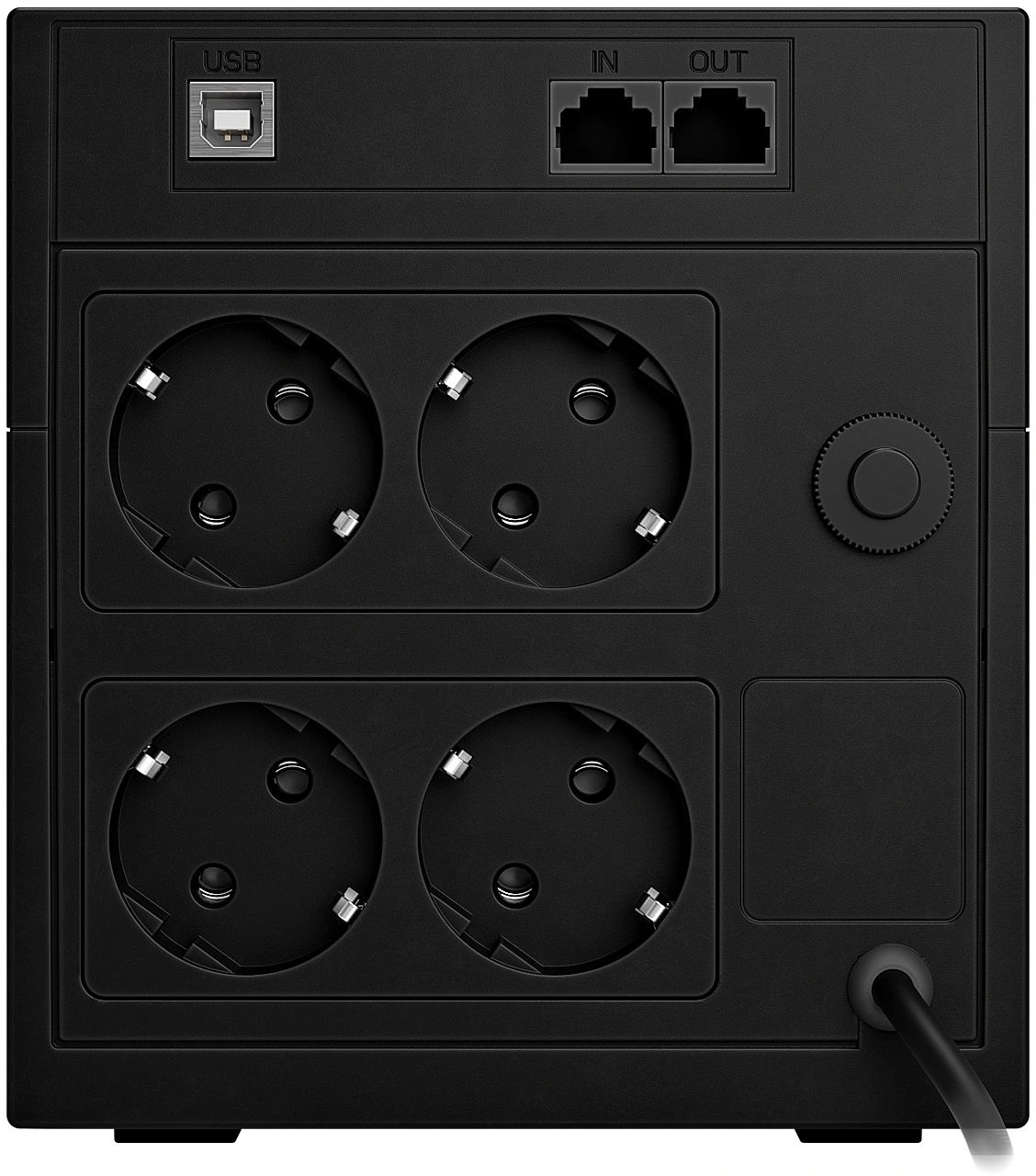 Источник бесперебойного питания Powercom Raptor Plus RPT1200EU 720Вт 1200ВА черный — миниатюра 4