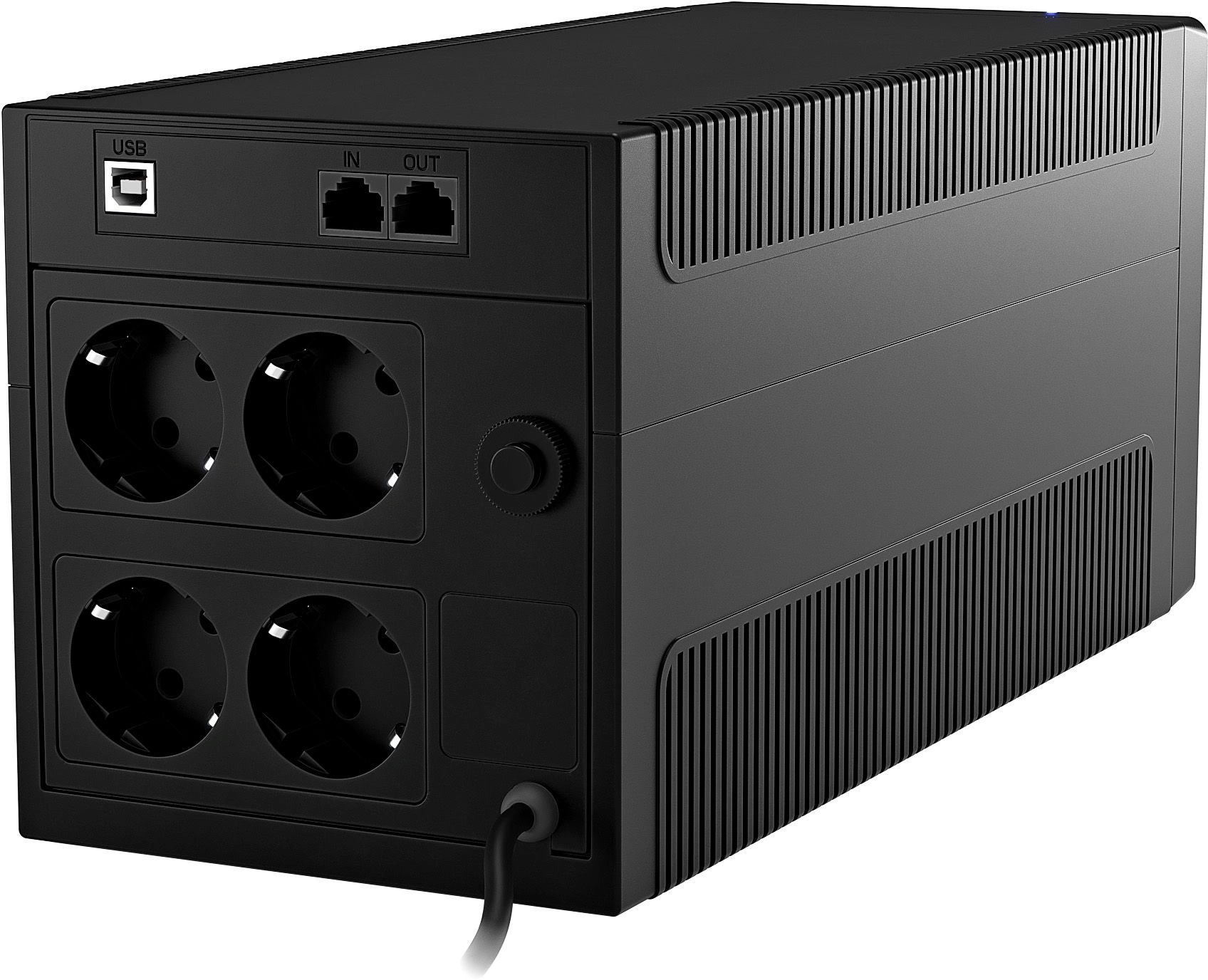 Источник бесперебойного питания Powercom Raptor Plus RPT1200EU 720Вт 1200ВА черный — миниатюра 5
