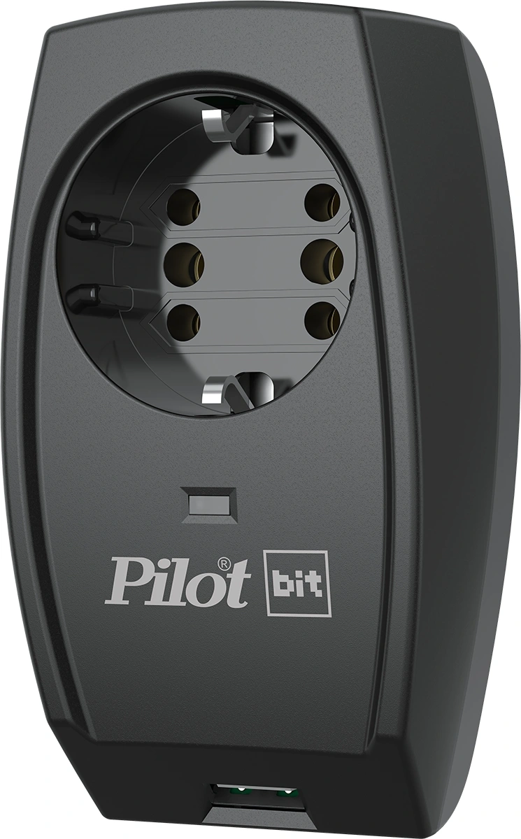 Сетевой фильтр Pilot Bit (USB) (1 розетка) черный (коробка) — миниатюра 4
