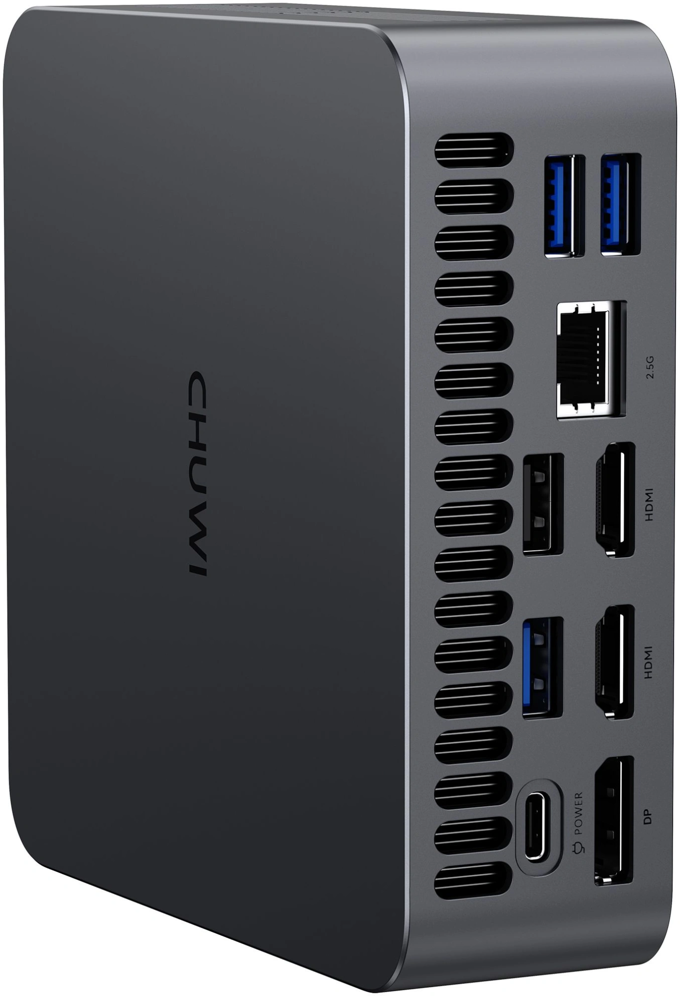 ПК Мини Chuwi AuBox X Core Ultra 5 226V (2.1) 16Gb SSD512Gb ARC 130V Windows 11 Pro 2.5xGbitEth WiFi BT 100W серый — миниатюра 5