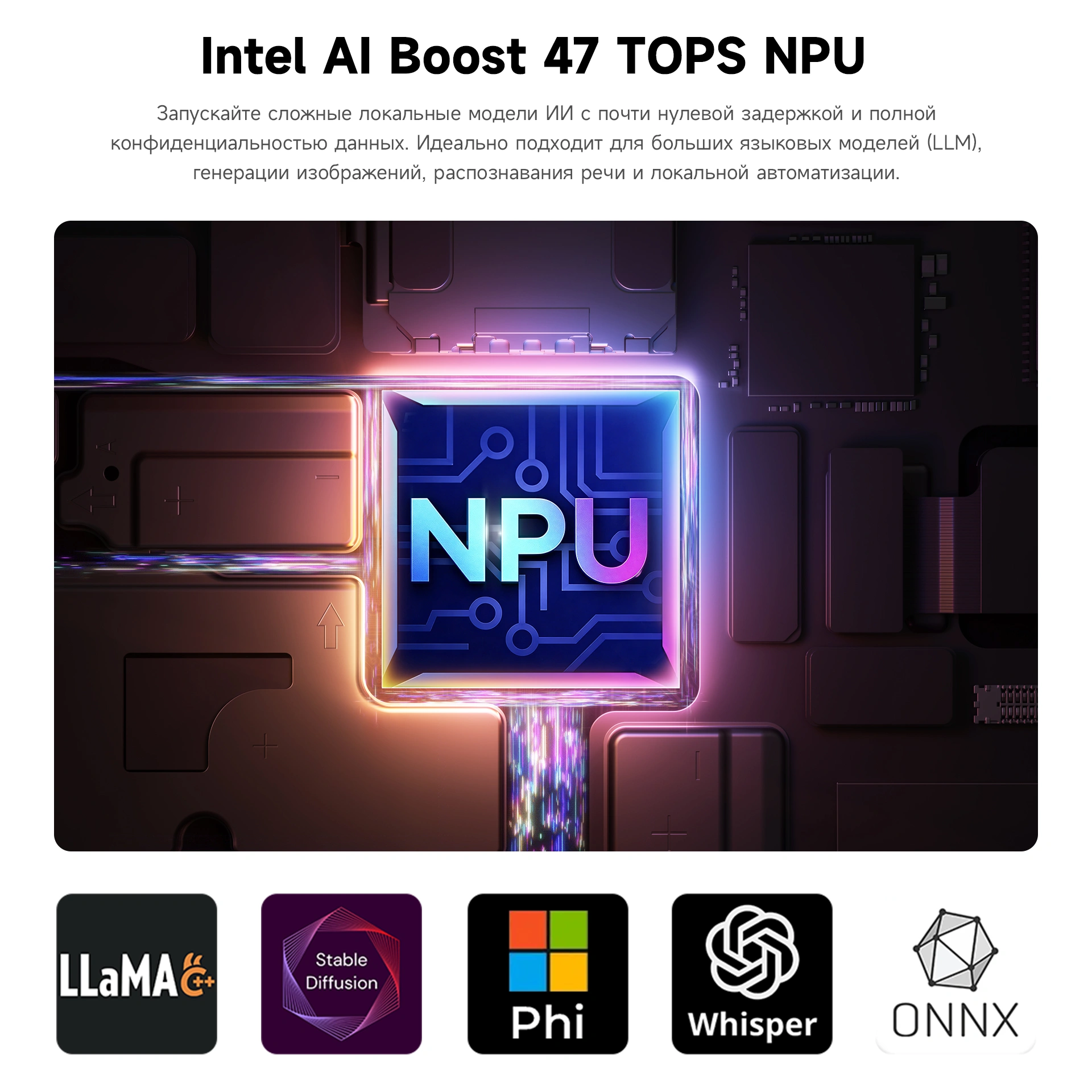 ПК Мини Chuwi AuBox X Core Ultra 7 256V (2.2) 16Gb SSD1Tb ARC 140V Windows 11 Pro 2.5xGbitEth WiFi BT 100W серый — миниатюра 18