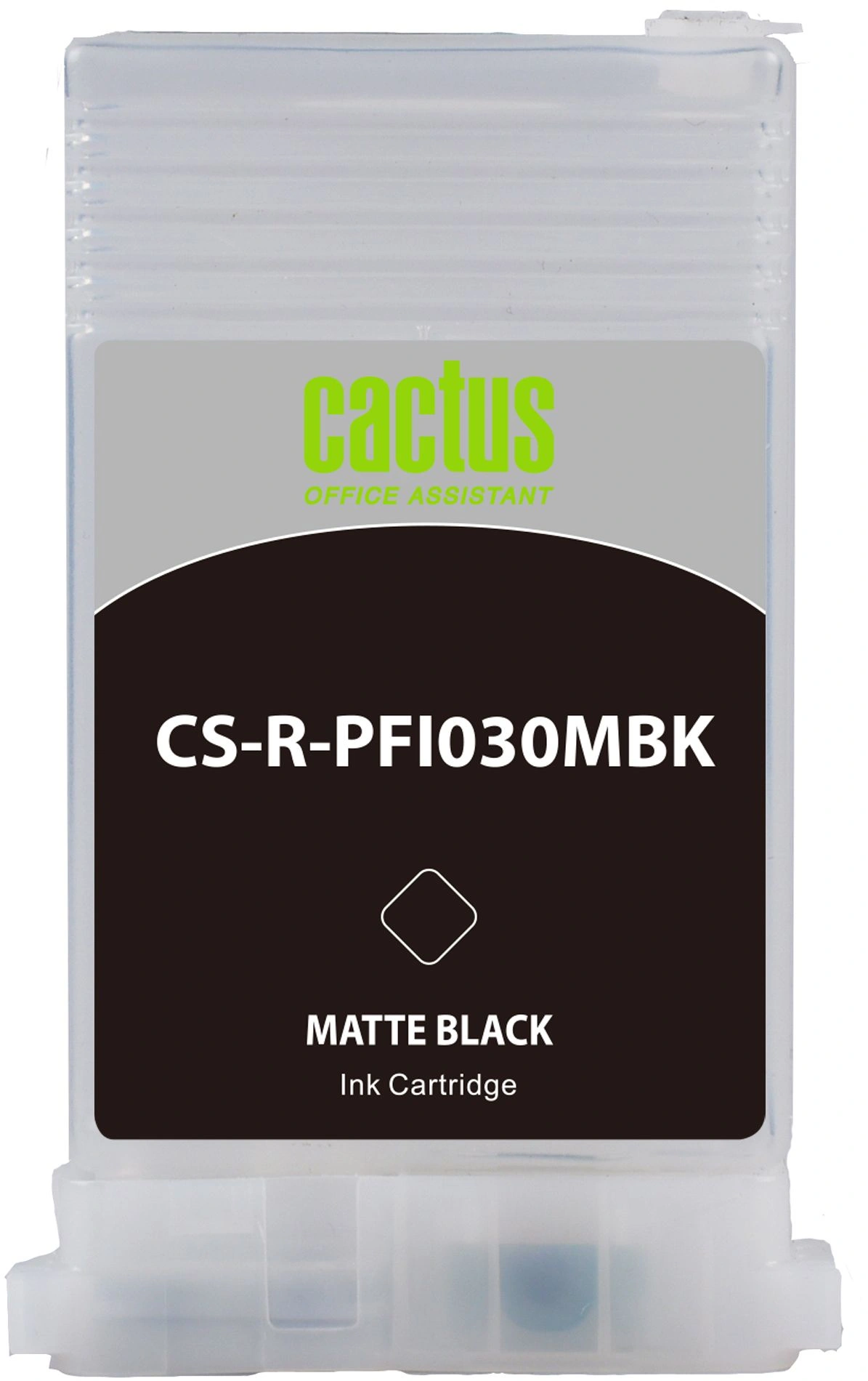 Картридж перезаправляемый струйный Cactus CS-R-PFI030MBK черный матовый (55мл) для Canon imagePrograf TA-20/30/TM-240/340 без чипа — миниатюра 2
