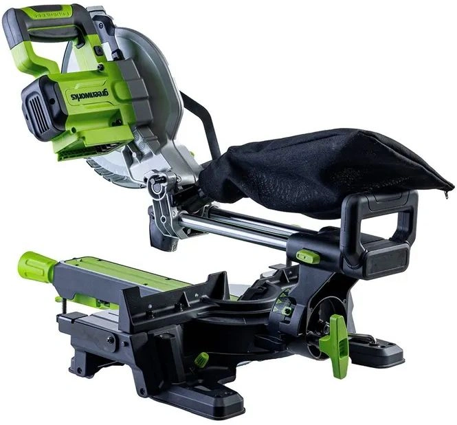 Торцовочная пила Greenworks GD24MS216 4800об/мин d=216мм — миниатюра 2