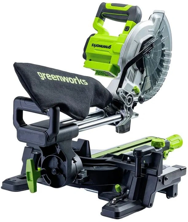 Торцовочная пила Greenworks GD24MS216 4800об/мин d=216мм — миниатюра 3