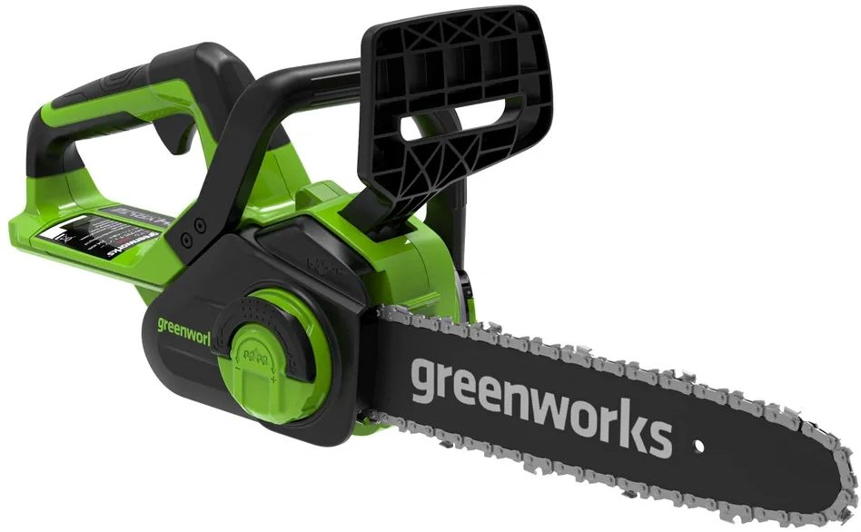 Цепная пила Greenworks G24CS25 аккум. 600Вт 0.8л.с. дл.шины:10" (25cm) 1аккум. 8Ач ЗУ (2007707UH) — миниатюра 10
