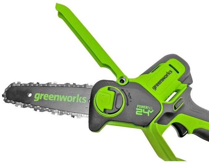 Цепная пила Greenworks GD24CSMNX аккум. 450Вт дл.шины:6" (15cm) 1аккум. 2Ач ЗУ (2008707UA) — миниатюра 4