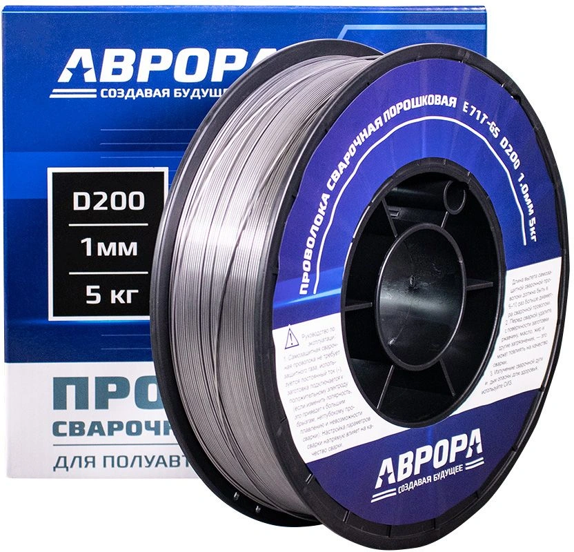 Проволока свар. Aurora E71T-GS D1мм 5000гр (39780) — миниатюра 3