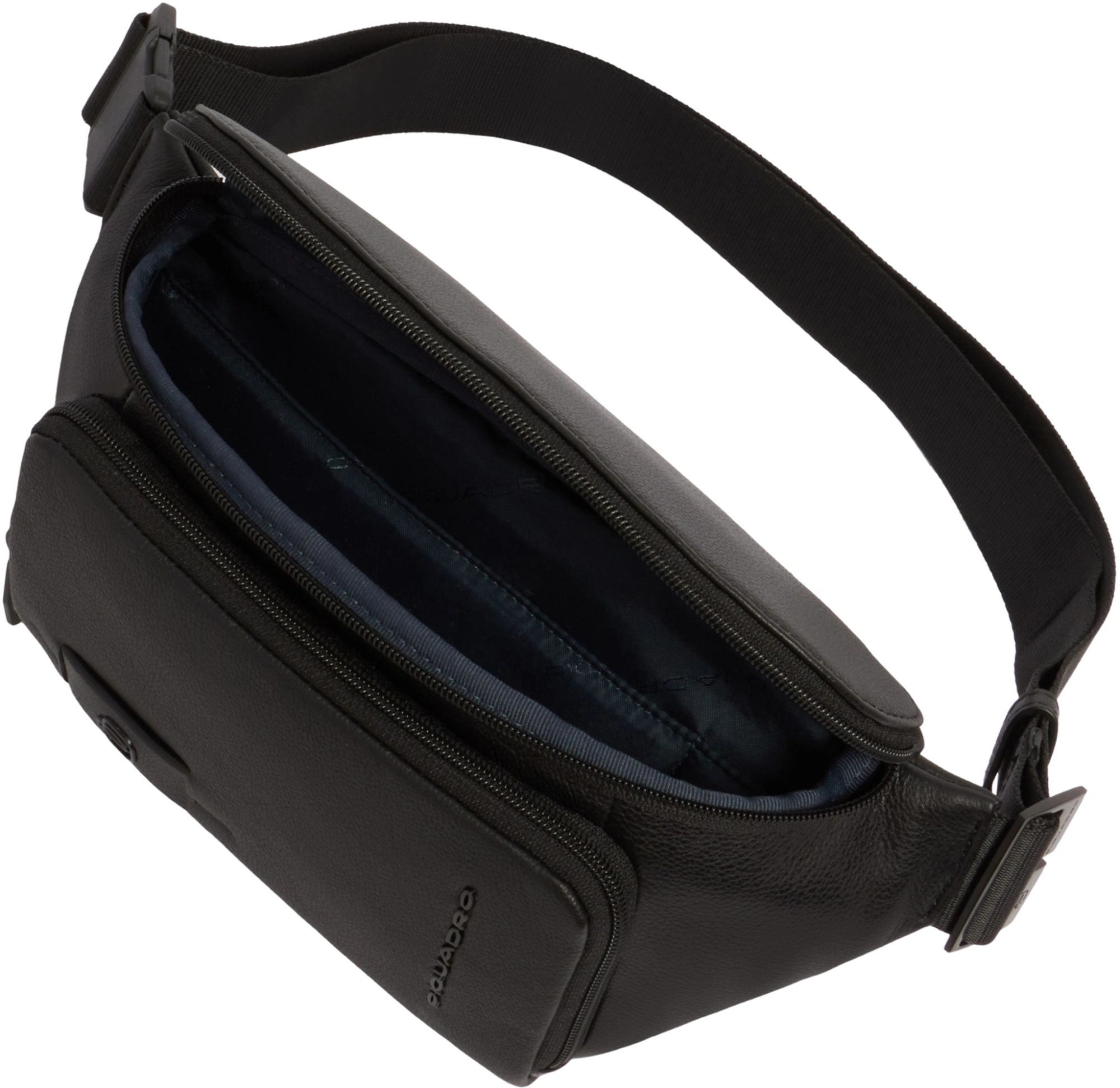 Сумка поясная мужская Piquadro Russel CA7153W137/N черная натур.кожа — миниатюра 4