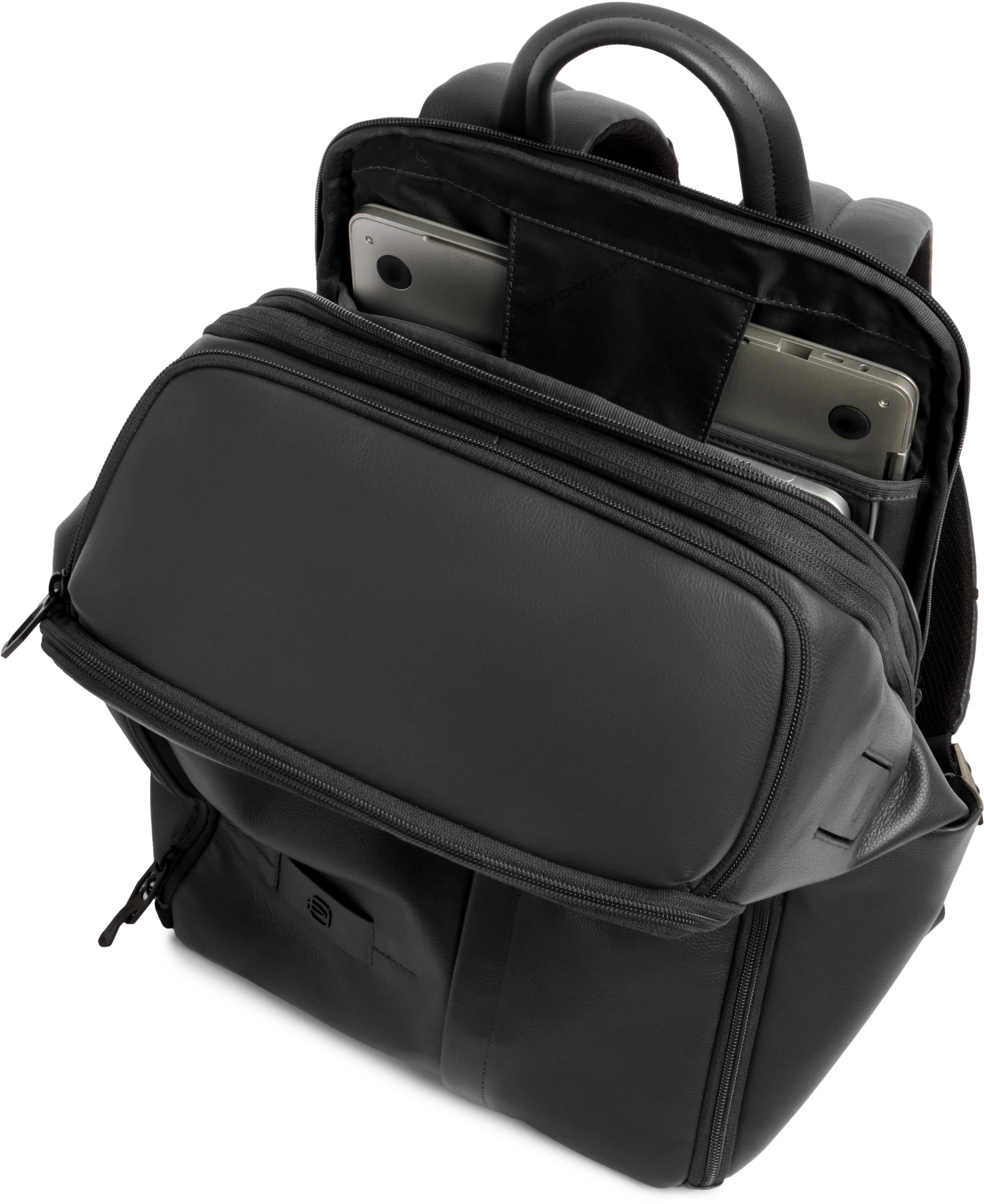 Рюкзак мужской Piquadro Russel CA7162W137/N черный натур.кожа — миниатюра 4