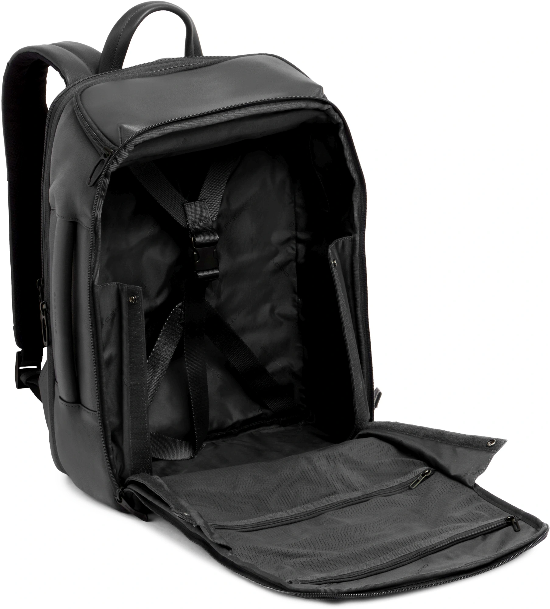 Рюкзак мужской Piquadro Russel CA7162W137/N черный натур.кожа — миниатюра 5