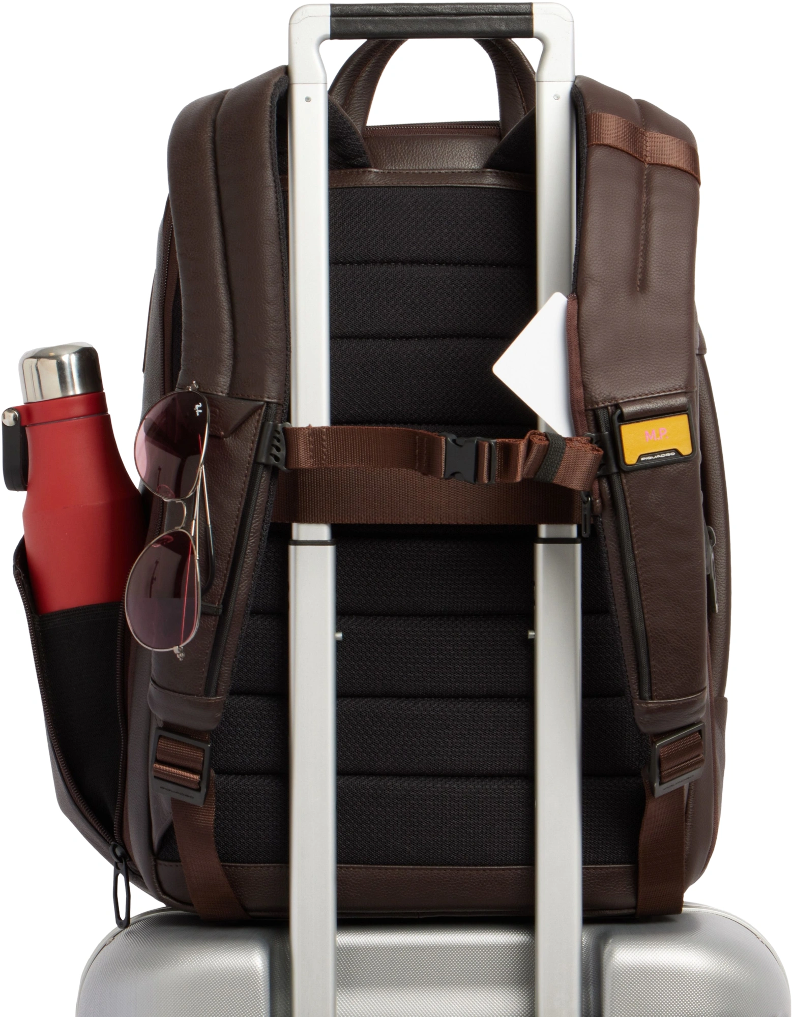 Рюкзак мужской Piquadro Russel CA7162W137/TM темно-коричневый натур.кожа — миниатюра 12