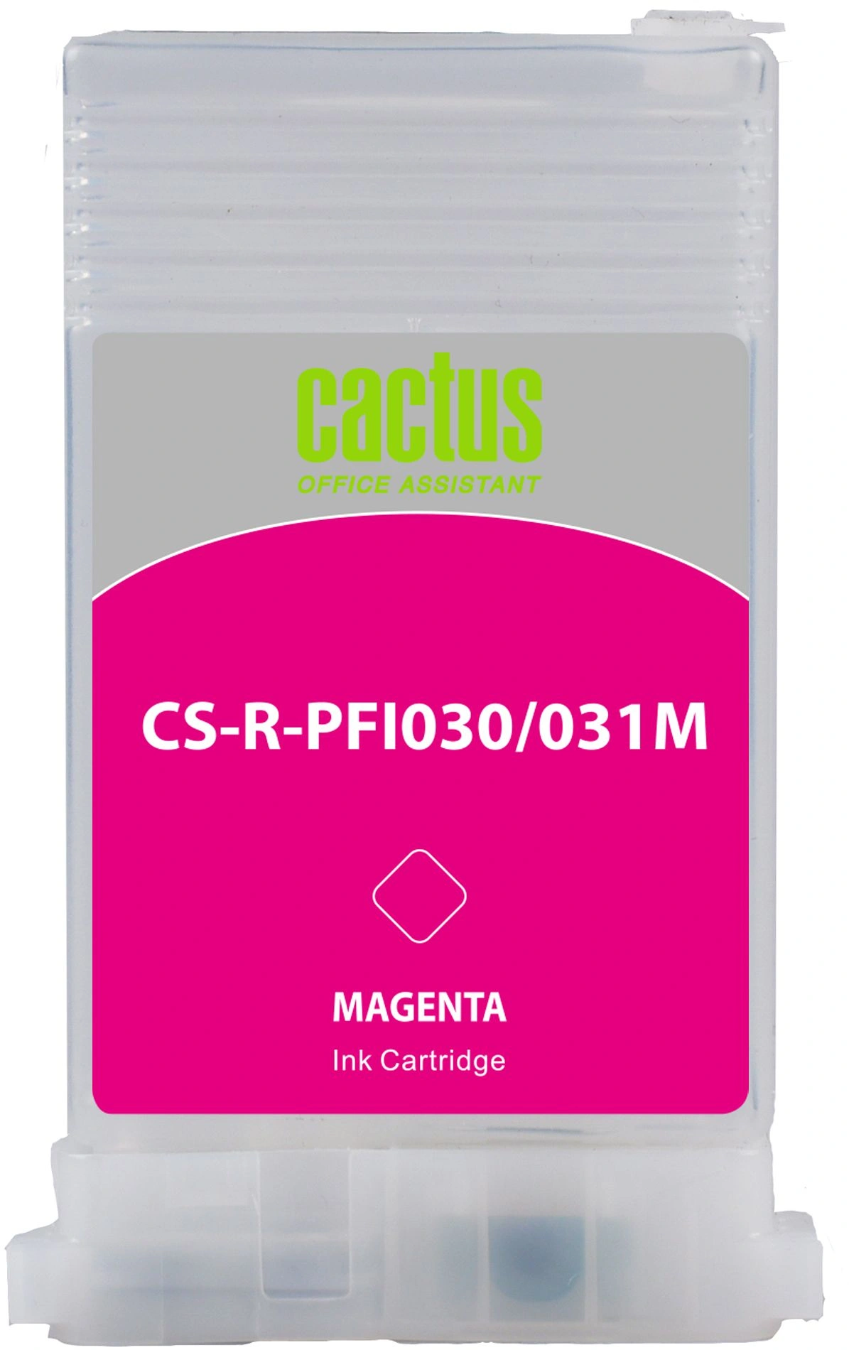 Картридж перезаправляемый струйный Cactus CS-R-PFI030/031M пурпурный (55мл) для Canon imagePrograf TA-20/30/TM-240/340 без чипа — миниатюра 2