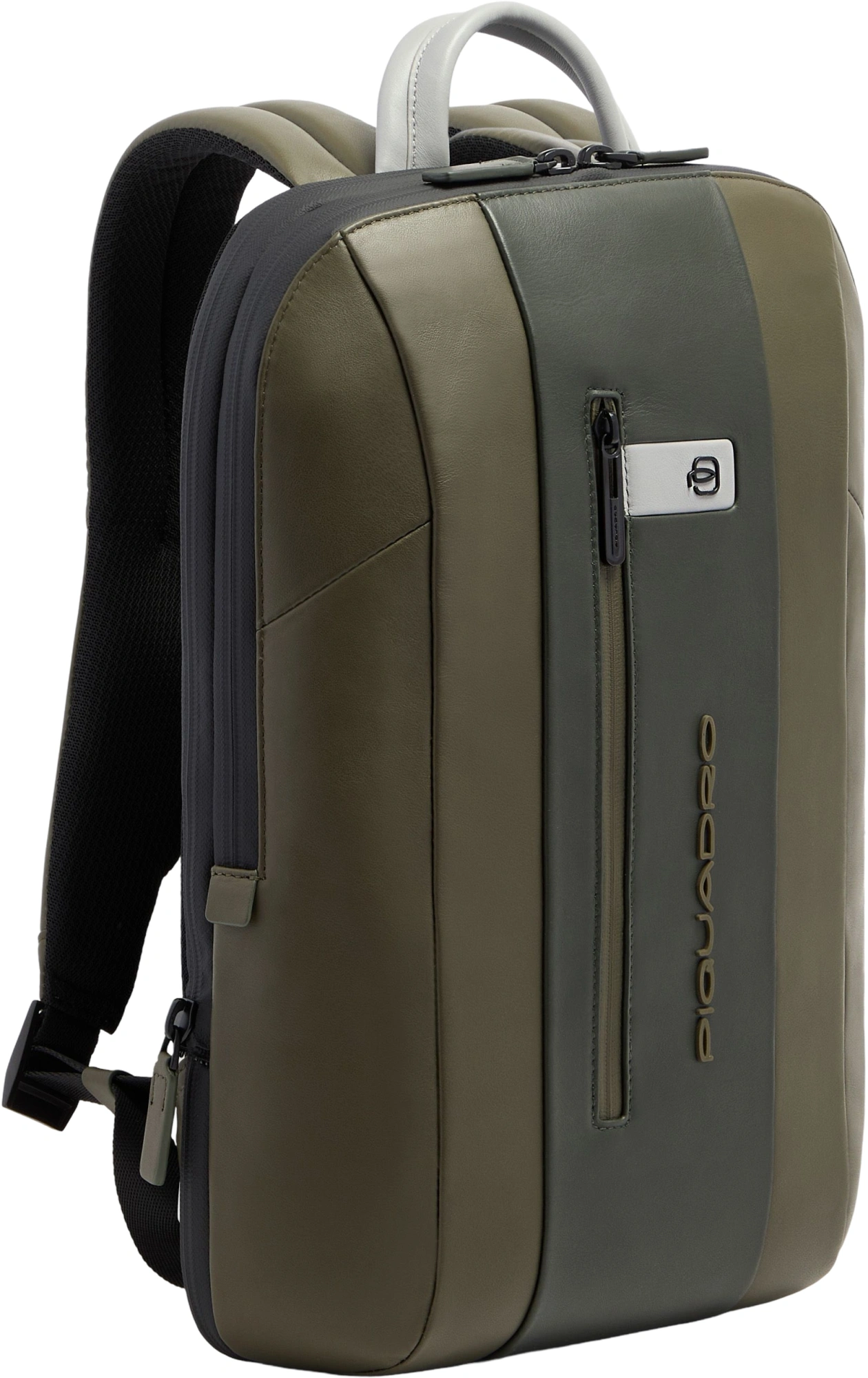 Рюкзак мужской Piquadro Urban CA6384UB00/VEGR хаки/серый натур.кожа — миниатюра 2