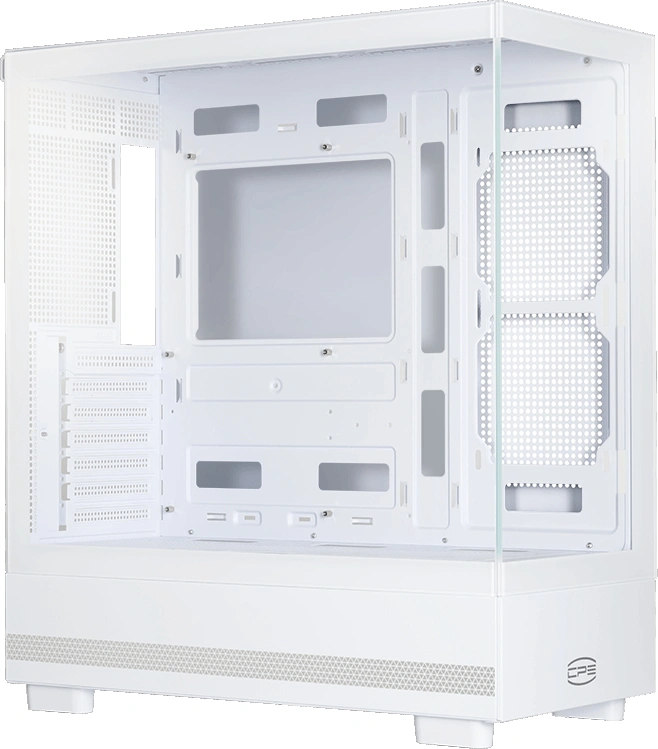 Корпус PcCooler C3 Q500 белый без БП ATX 9x120mm 2x140mm 1xUSB3.0 1xUSB3.1 audio bott PSU — фото 1