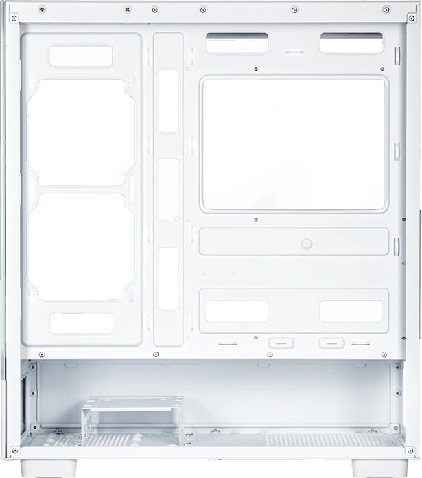 Корпус PcCooler C3 Q500 белый без БП ATX 9x120mm 2x140mm 1xUSB3.0 1xUSB3.1 audio bott PSU — миниатюра 3