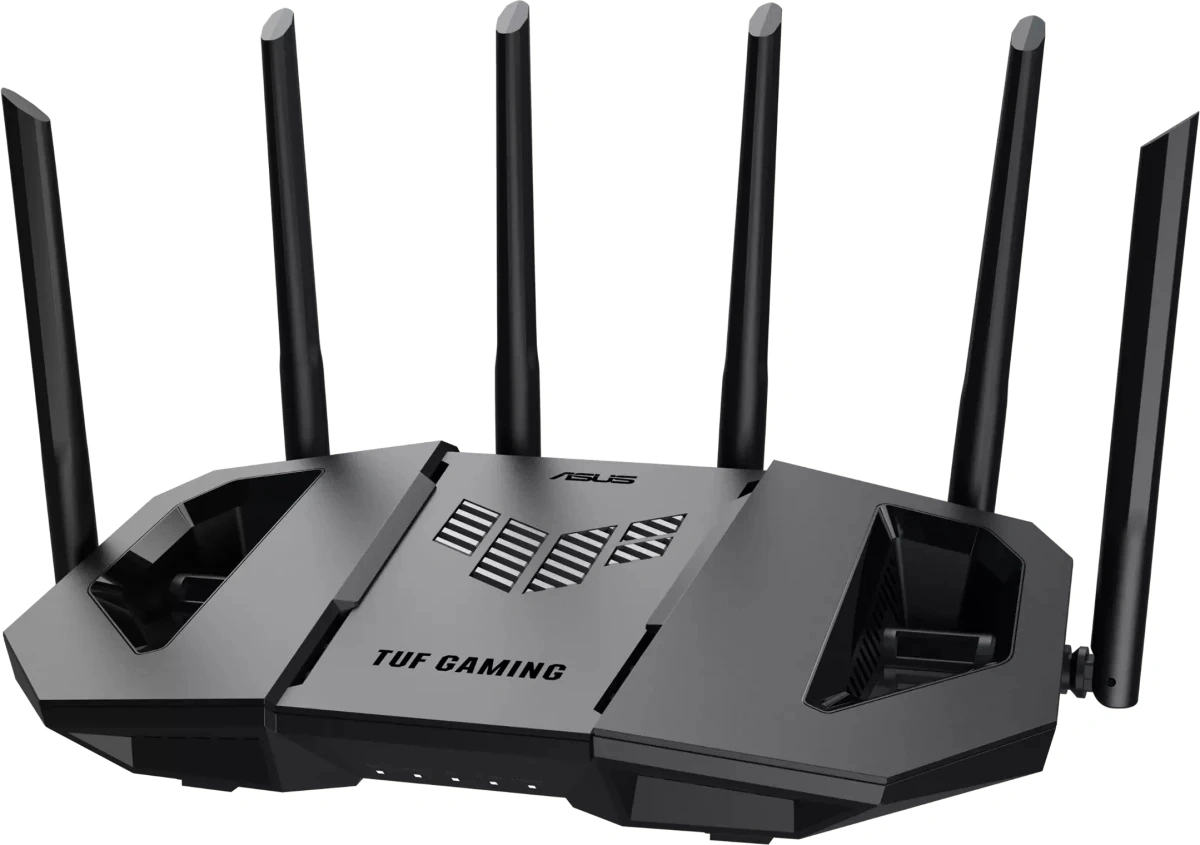 Роутер беспроводной Asus TUF-BE9400 BE9400 100/1000/2500BASE-T черный — миниатюра 3