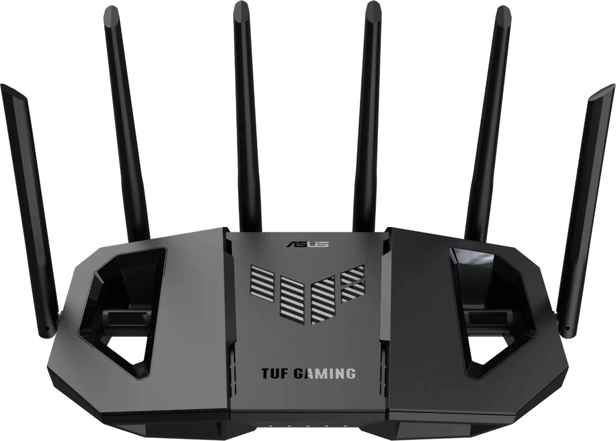 Роутер беспроводной Asus TUF-BE9400 BE9400 100/1000/2500BASE-T черный — фото 1