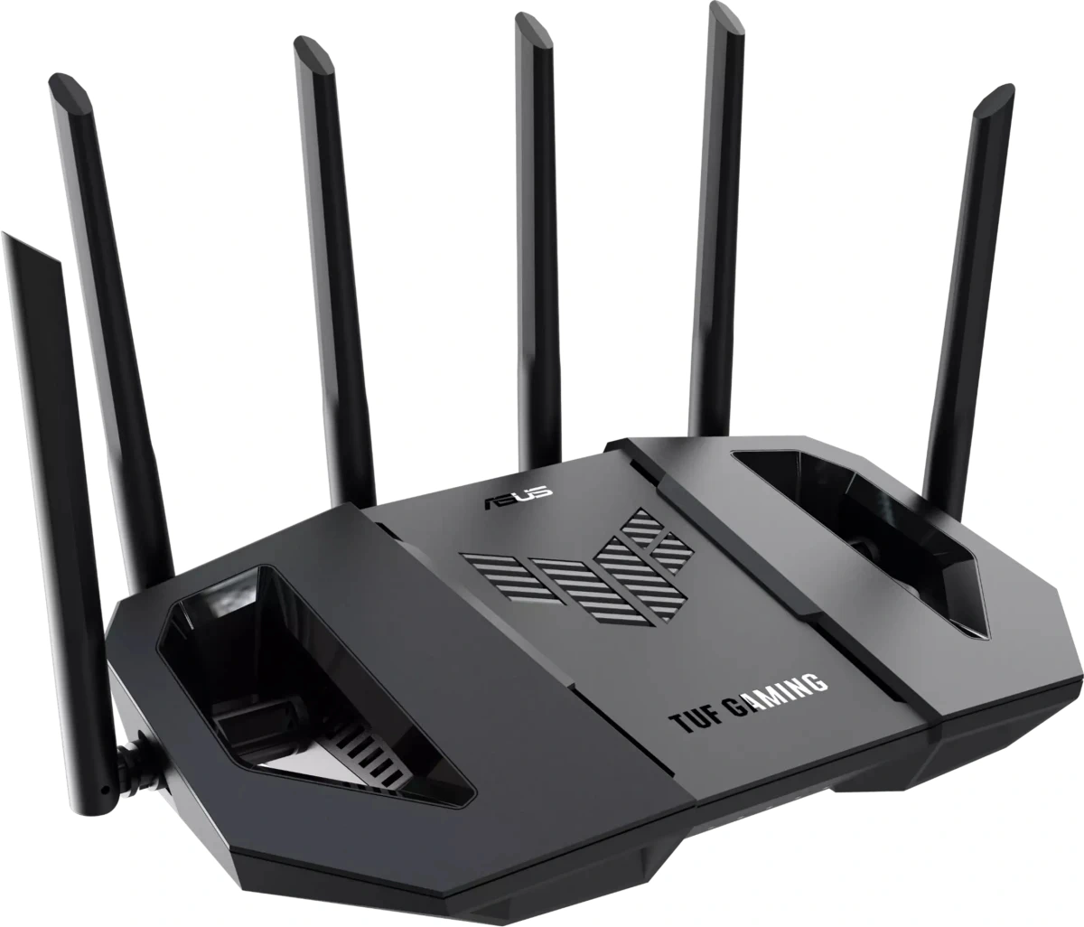 Роутер беспроводной Asus TUF-BE9400 BE9400 100/1000/2500BASE-T черный — миниатюра 4