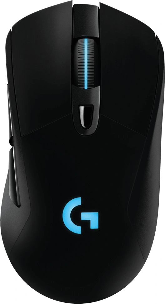 Мышь Logitech G703 LightSpeed черный оптическая 25600dpi беспров. USB 6but (910-005642) — фото 1