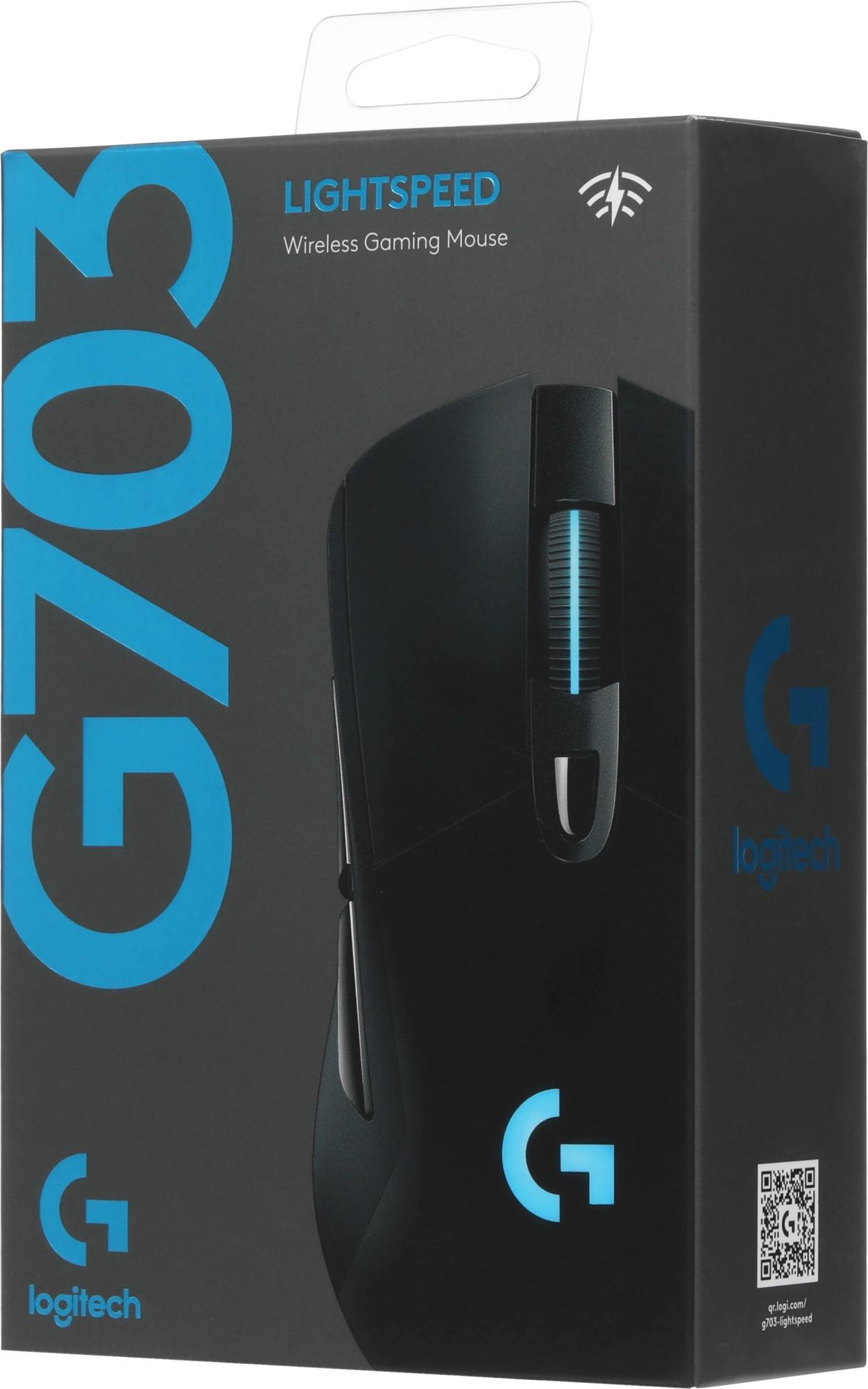 Мышь Logitech G703 LightSpeed черный оптическая 25600dpi беспров. USB 6but (910-005642) — миниатюра 17