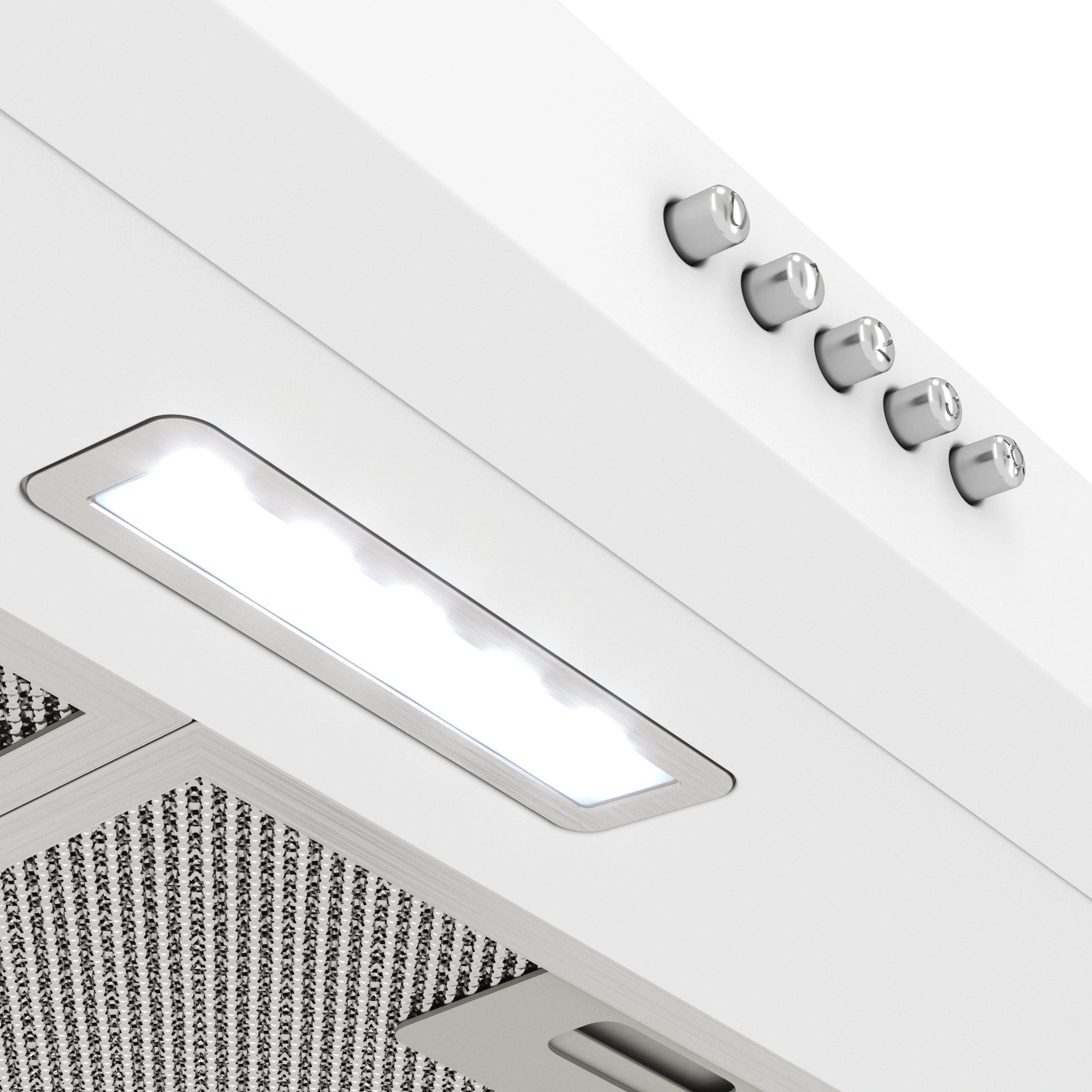 Вытяжка козырьковая Elikor Eco ONE 60 WH белый управление: кнопочное — миниатюра 9