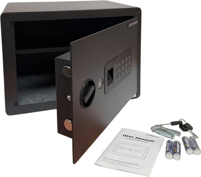 Сейф мебельный LockSworth VS4526 взломостойкий встраиваемый 250x350x250мм электронный/ключевой/биометрический — миниатюра 10