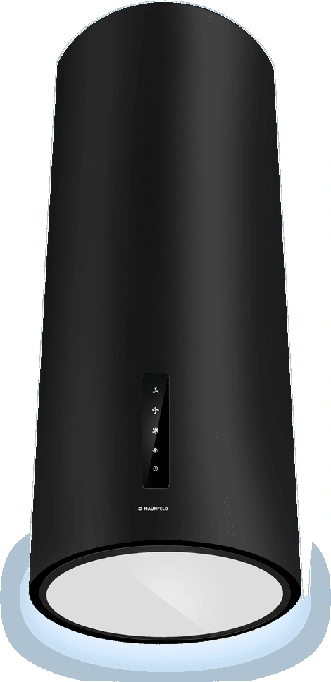 Вытяжка каминная Maunfeld Vega 39 Wall Sensor LED черный управление: сенсорное (1 мотор) — миниатюра 3