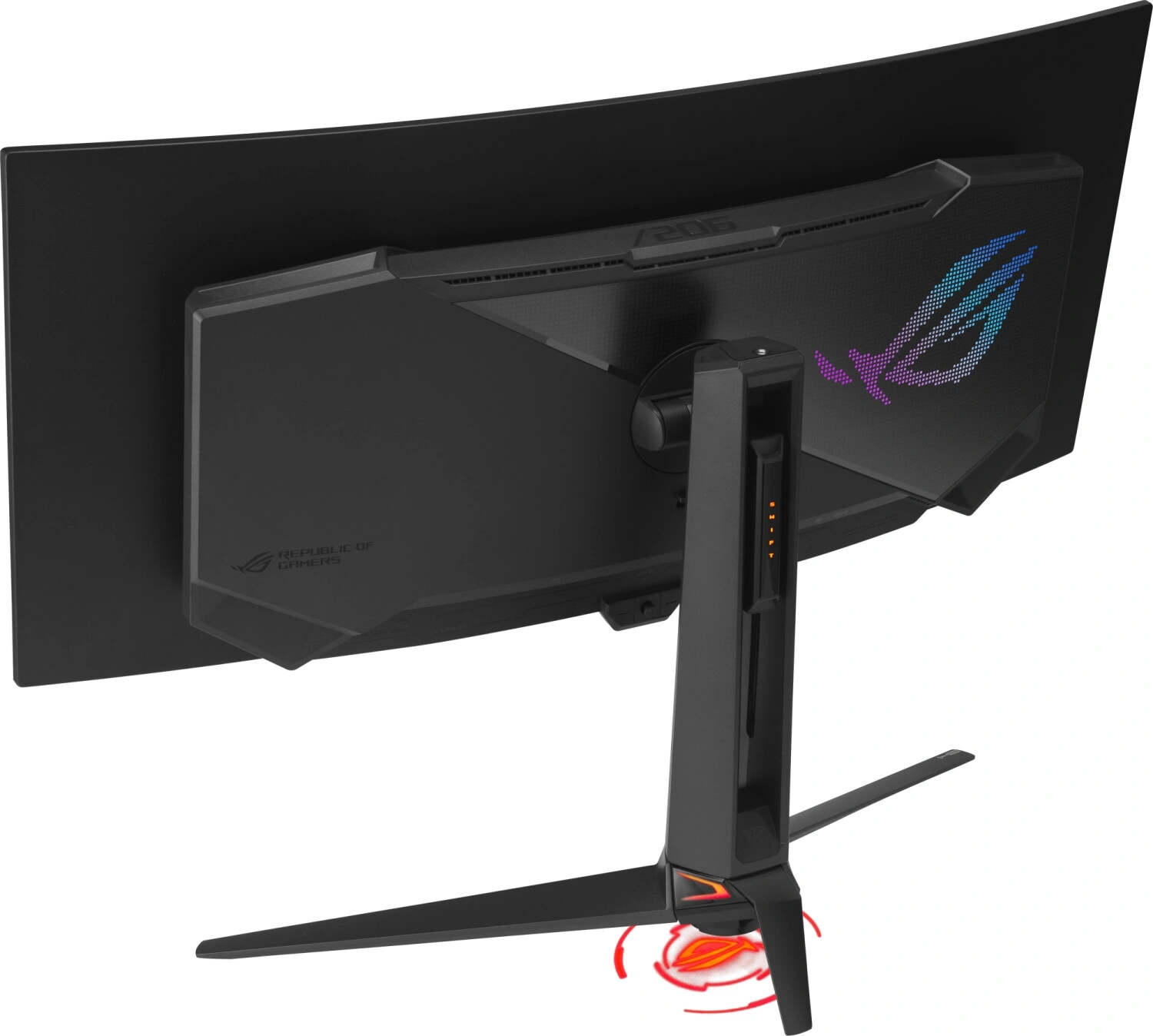 Монитор Asus 34" ROG Swift PG34WCDN черный QD OLED LED 21:9 HDMI матовая HAS Piv 1300cd 178гр/178гр 3440x1440 360Hz FreeSync Premium Pro DP Quad 2K (1440p) USB 8.3кг — миниатюра 7