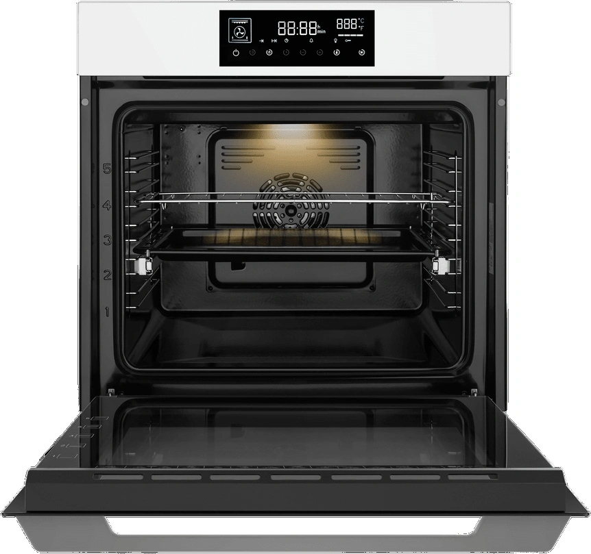 Духовой шкаф Электрический Maunfeld AEOD76106W белый — миниатюра 4