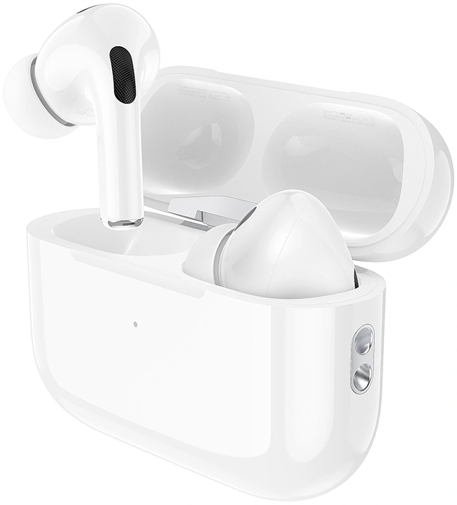 Гарнитура внутриканальные Hoco EW77 белый беспроводные bluetooth в ушной раковине (31792) — миниатюра 3