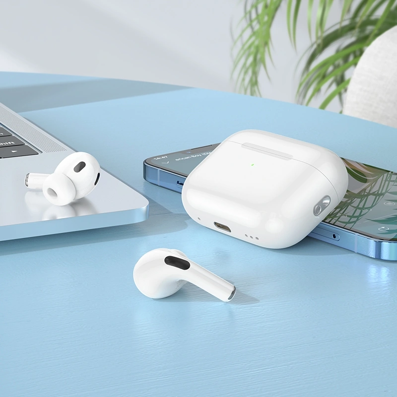 Гарнитура внутриканальные Hoco EW77 белый беспроводные bluetooth в ушной раковине (31792) — миниатюра 8
