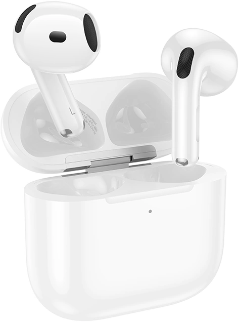 Гарнитура вкладыши Hoco EW84 белый беспроводные bluetooth в ушной раковине (47779) — миниатюра 2