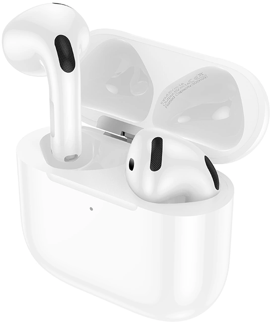 Гарнитура вкладыши Hoco EW84 белый беспроводные bluetooth в ушной раковине (47779) — миниатюра 3