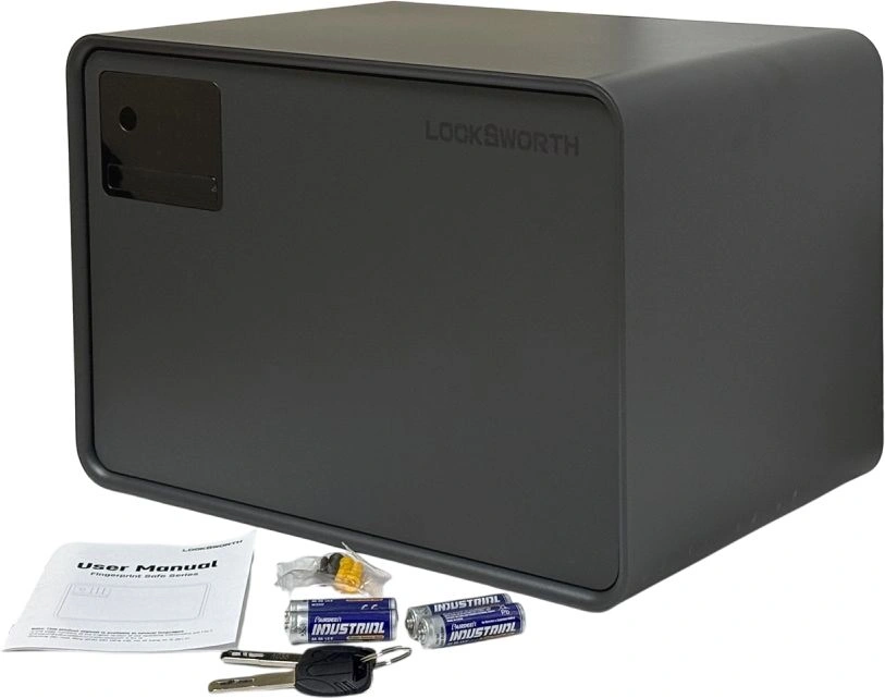 Сейф мебельный LockSworth VS4529-BK взломостойкий встраиваемый 250x360x250мм электронный/ключевой/биометрический — миниатюра 6