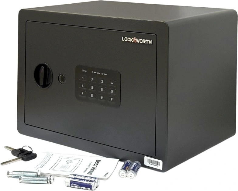 Сейф мебельный LockSworth VS4521 взломостойкий встраиваемый 250x350x250мм электронный/ключевой — миниатюра 6