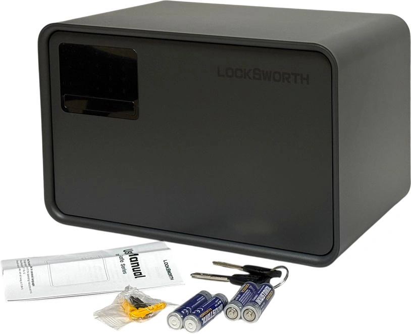 Сейф мебельный LockSworth VS4523-BK взломостойкий встраиваемый 200x310x200мм электронный/ключевой — миниатюра 9