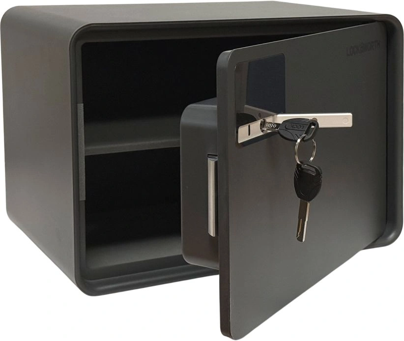 Сейф мебельный LockSworth VS4524-BK взломостойкий встраиваемый 440x350x340мм электронный/ключевой — миниатюра 9
