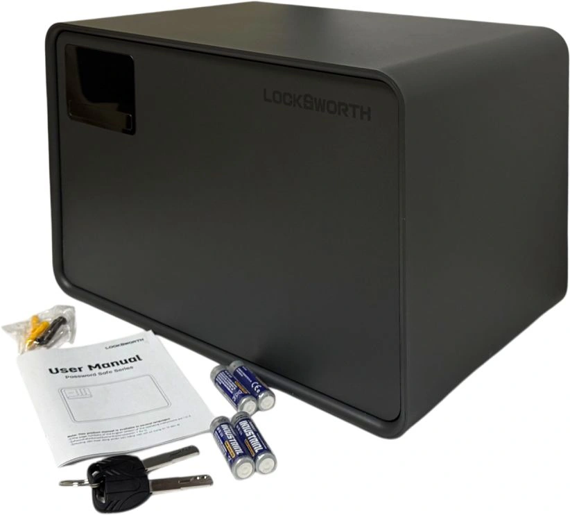 Сейф мебельный LockSworth VS4524-BK взломостойкий встраиваемый 440x350x340мм электронный/ключевой — миниатюра 4