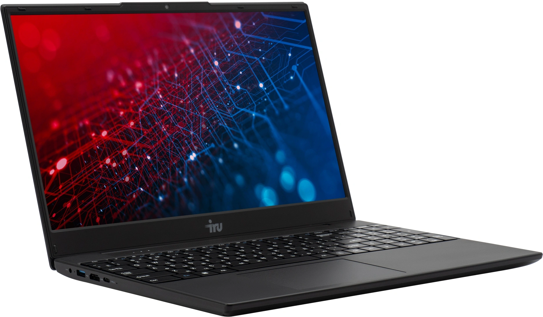 Ноутбук IRU Tactio 15ALGR Core i5 1235U 16Gb SSD512Gb Intel UHD Graphics 15.6" IPS FHD (1920x1080) без ОС black WiFi BT Cam 4500mAh (2173257) — миниатюра 2