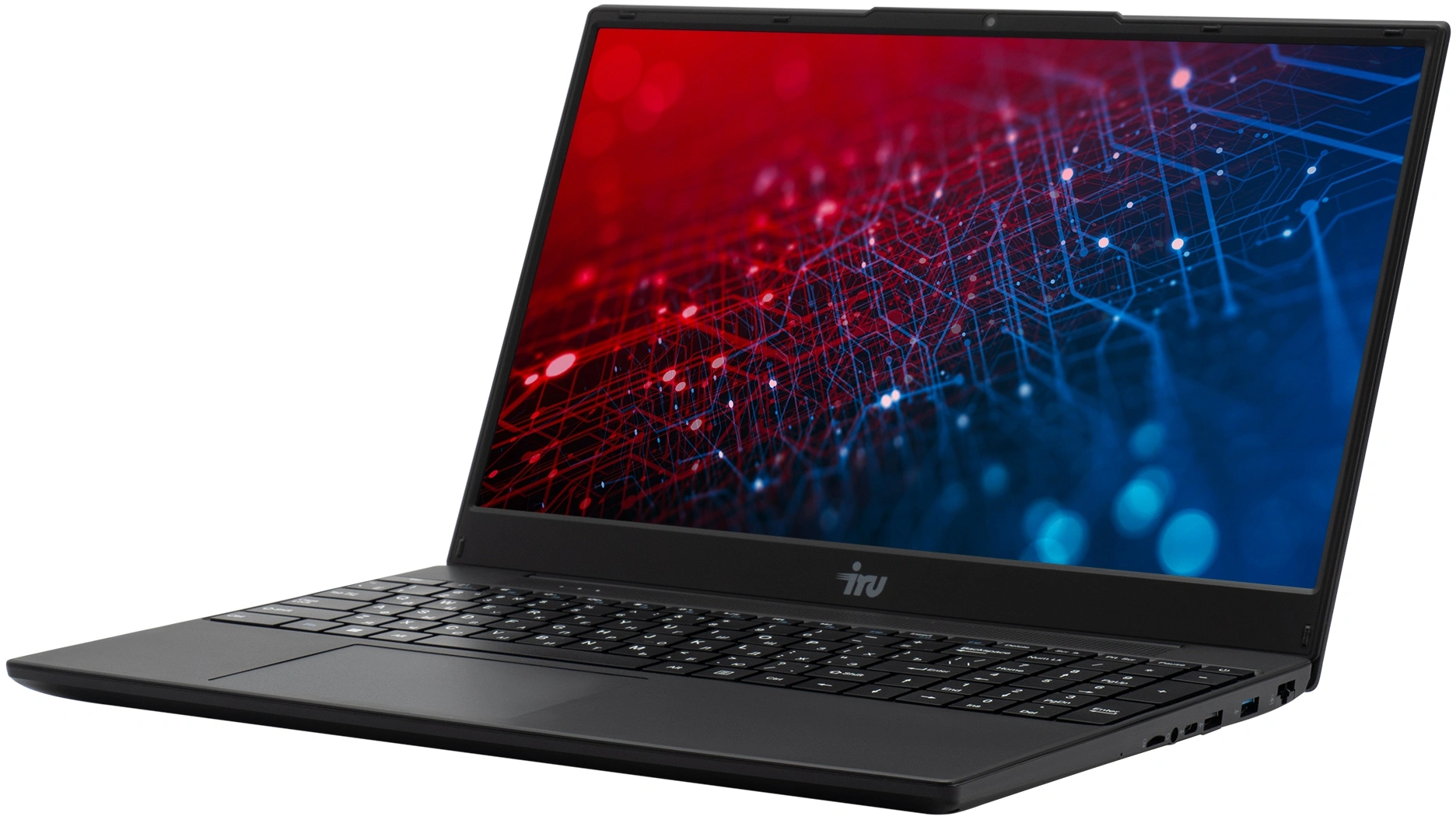 Ноутбук IRU Tactio 15ALGR Core i5 1235U 16Gb SSD512Gb Intel UHD Graphics 15.6" IPS FHD (1920x1080) без ОС black WiFi BT Cam 4500mAh (2173257) — миниатюра 3