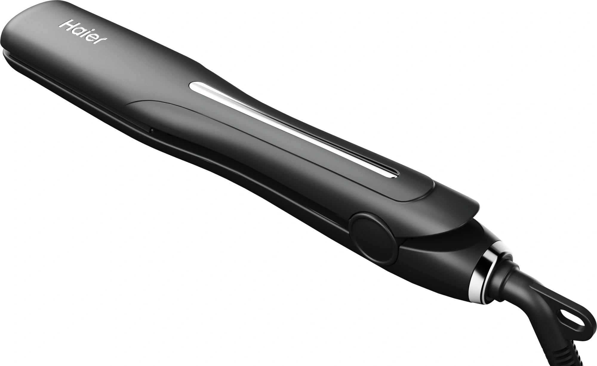 Выпрямитель Haier HHS-618 53Вт черный макс.темп.:220С покрытие:титановое (FZ000TD00RU) — миниатюра 2