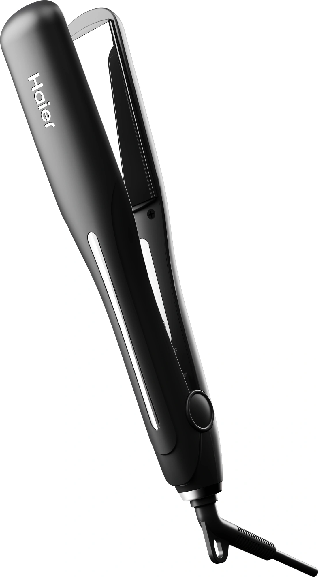 Выпрямитель Haier HHS-618 53Вт черный макс.темп.:220С покрытие:титановое (FZ000TD00RU) — миниатюра 11