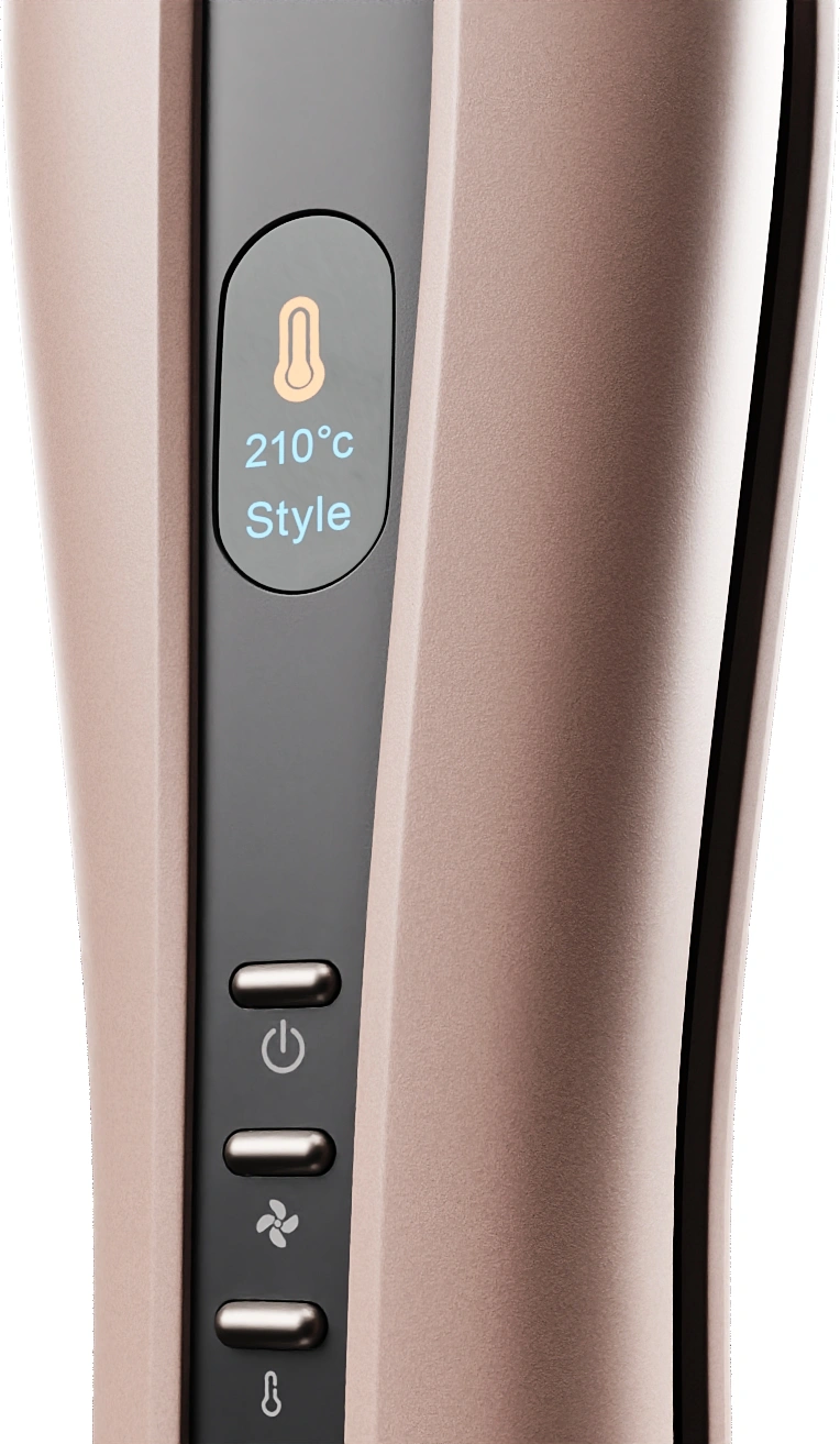 Выпрямитель Haier HHS-605 850Вт розовый макс.темп.:210С покрытие:керамико-кератиновое (FZ000UD00RU) — фото 1