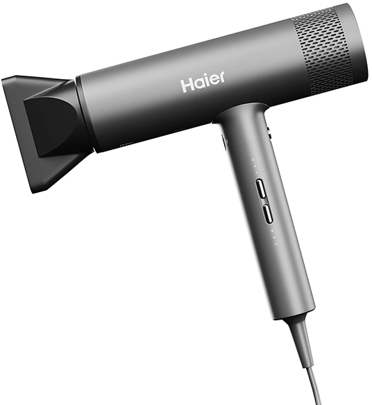Фен Haier HHD-601 1800Вт графитовый (FZ0009E00RU) — миниатюра 2
