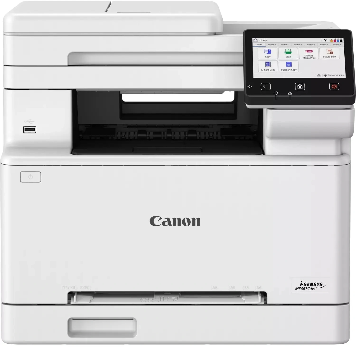 МФУ лазерный Canon i-Sensys MF667Cdw (6928C001) A4 Duplex Net WiFi белый — фото 1