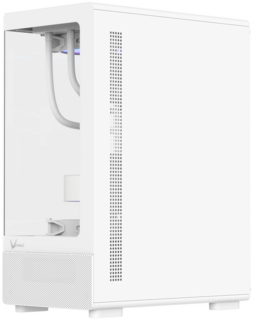Корпус Formula Crystal Z1CM Plus AR v2 белый без БП mATX 2x120mm 1xUSB2.0 1xUSB3.0 audio bott PSU — миниатюра 6