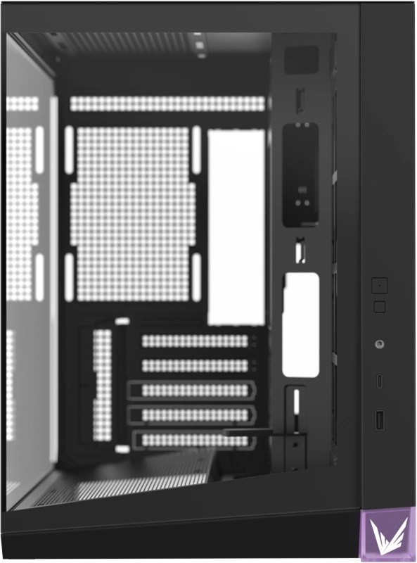 Корпус Formula Crystal Z4M черный без БП mATX 9x120mm 1xUSB3.0 audio bott PSU — миниатюра 9