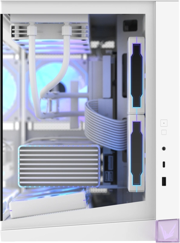 Корпус Formula Crystal Z4M Plus белый без БП mATX 3x120mm 1xUSB3.0 audio bott PSU — миниатюра 6