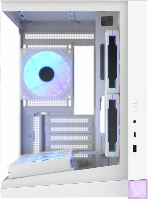 Корпус Formula Crystal Z4M Plus белый без БП mATX 3x120mm 1xUSB3.0 audio bott PSU — миниатюра 14