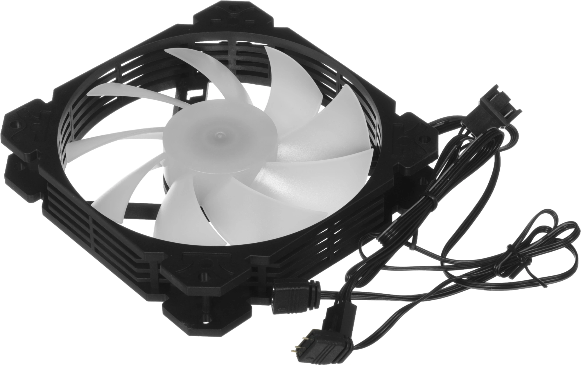 Вентилятор для корпуса Formula Cosmic V2 12BK ARGB 120х120x25 черный 4-pin 25.5дБ (COSMIC V2 12BK ARPW) Ret — миниатюра 4